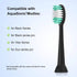 10 Pack Replacement Toothbrush Heads Compatible with AquaSonic Black Series for Electric Toothbrush