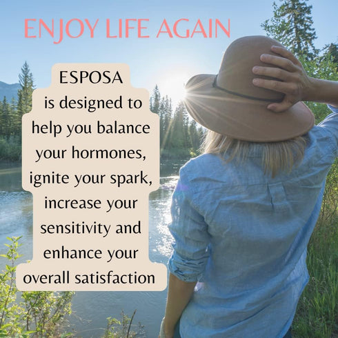 Esposa Female Libido Booster for Women – Natural Enhancement Pills with Horny Goat Weed, 60 Capsules