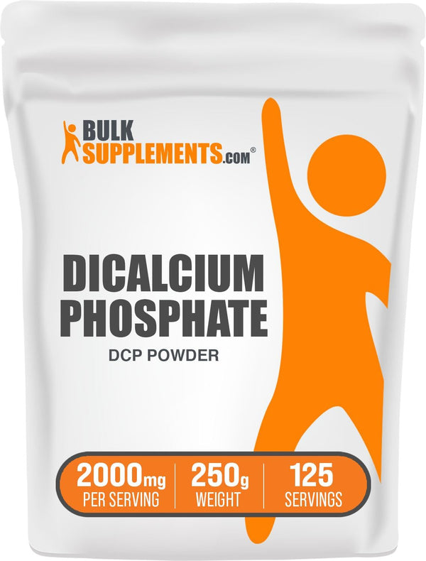 BulkSupplements.com Dicalcium Phosphate Powder, Calcium Supplement, 250 Grams (8.8 oz)