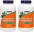 Now Foods Calcium & Magnesium - 250 Tablets, Pack of 2