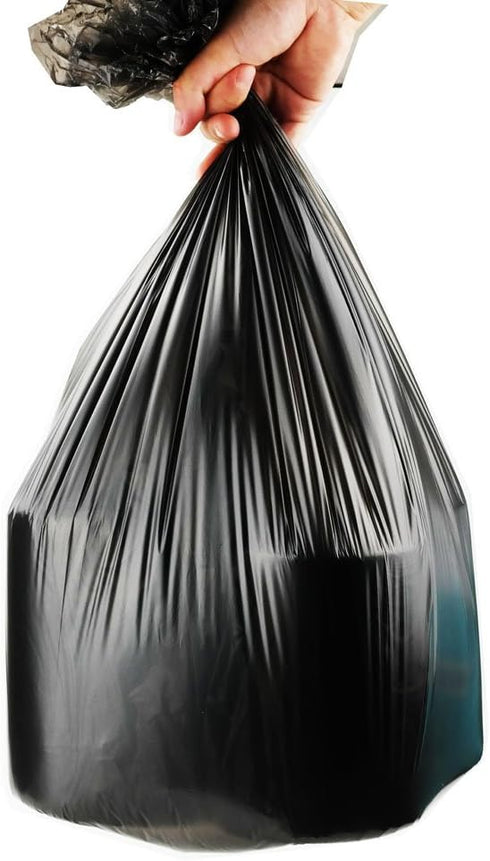 Nicesh 10 130 Counts, Gallon Kitchen Trash Can Liners, Black