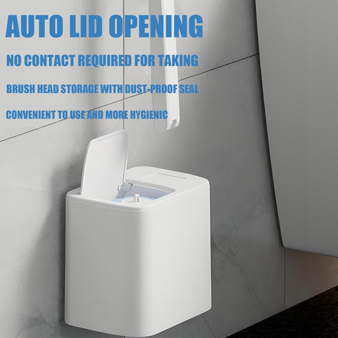 Snofrid Toilet (1, (36 Disposable Brush with Holder & Refill Heads - Hygienic Sanitary Toilet Cleaner for Easy