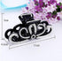 Suoirblss Women Rhinestones Large Hair Claw Clip, Thick Hair Accessories (Black)