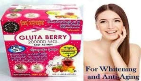 200000 mg Drink Punch Whitening Skin Fast Action - 10pcs/Box for Skin Brightening