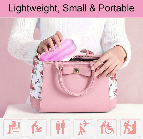 Portable Hand-held Personal Health Vaginal Washing Container, Travel Urinal Spray Scrubber for Vulva and Anus Cleaning
