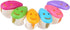 VADOO 6Pcs Toothbrush Head Cover Cap, Suction Cup Toothbrush Case, Portable Toothbrush Protector Holder