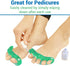 ViveSole Toe Separators, Medium (2 Pairs) - Silicone Gel Spreaders for Men & Women, Therapeutic Spa Stretchers
