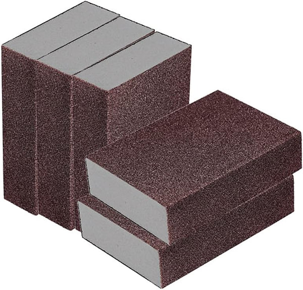 AKOAK 5 Pcs Emery Sponge | Sand Abrasive Brush for Polishing Furniture and Cleaning Pots and Pans
