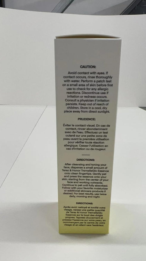 Terez & Honor Tremella Face Essence: Vegan Super Hydrator with Snow Mushroom, 3.4 fl. oz, Korean Skin Care