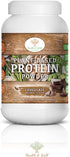 Health & Well Plant-Based Protein Powder, Contains Three Vegan Proteins and Eight Different Super Fruits (Chocolate)
