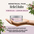 Siyah Organics 5oz Womens Menstrual Relief Balm with Hibiscus & Lemon Balm Comforting, Relaxing, and Soothing Body Balm