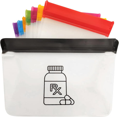 REUSAPAK 8 Day Pill Pouch Organizer AM PM Medicine Organizer & Travel Pill
