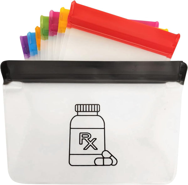 REUSAPAK 8 Day Pill Pouch Organizer AM PM Medicine Organizer & Travel Pill