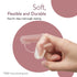 Momcozy Silicone Finger Toothbrush for Baby, Infant Toothbrush for Teething, 2 Pcs