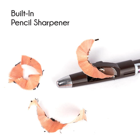 Ruby Kisses GoBrow Eyebrow Pencil, Sharpenable, Longwear, Long Lasting Wooden Pencil for Natural-Looking Brows (3 PACK)