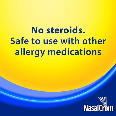 NasalCrom Allergy Symptom Controller Nasal Spray | 200 Sprays | .88 FL OZ
