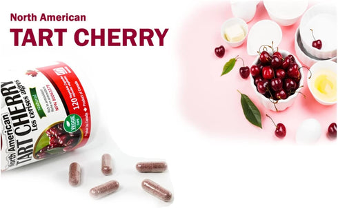 North-American Tart Cherry 500mg, 120 VCaps - Natural, Non-GMO