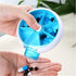 INVODA Rotating Weekly Pill Dispenser, 7 Day 3 Times Medicine Pill Planner with 7 Compartments, Blue