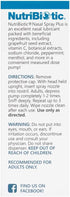 NutriBiotic Nasal Spray Plus, 1 Fl Oz, Nasal Lubricant with GSE, Xylitol & Botanical Extracts