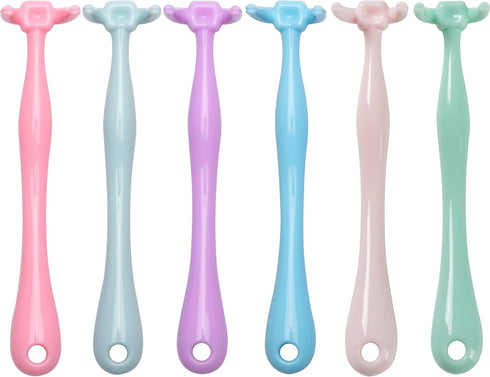 Design Colorful Floss Holder, Reusable Dental Floss Handle for Adults and Kids, NO-Waste Flosser
