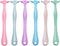Design Colorful Floss Holder, Reusable Dental Floss Handle for Adults and Kids, NO-Waste Flosser