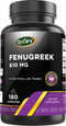 Oxify Fenugreek 610 mg | 180 Capsules | Gluten-Free, Non-GMO | Supplement Made
