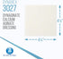 Dynarex DynaGinate Calcium Alginate Wound Dressing, Sterile Non-Stick Pads, 4.25"x 4.25", Box of 10