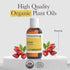 Pranarom USDA Certified Organic Cold-Pressed Rosehip Virgin Plant Oil - 2 fl oz Glass Bottle for Anti-Aging, Acne Scar,