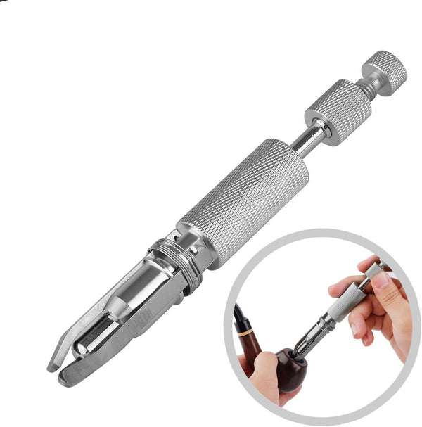 Scotte Stainless Steel Reamer Tool, 6 Blade Tobacco Pipe Carbon Scraper
