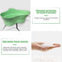 Emesis Basin, Arc Design Bed Mouthwash Cup, Wide Mouth for Oral Care, Plastic Vomit Basin for Elderly Patients