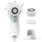 TOUCHBeauty Electric Facial Cleansing Brush with Stand, 3 Brush Heads, 2 Speeds, IPX5 Waterproof