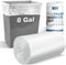 Charmount 8 Gallon Trash Bags, 50 Count, Medium Garbage Bags for Bathroom, Kitchen, Office, Clear