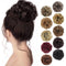 MORICA 1PCS Messy Hair Bun Scrunchies Extension, Curly Wavy Synthetic Chignon for Women