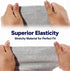 Oloxayi One Compress Bamboo Foot Sleeves - Breathable, Elastic Compression Socks with Arch Support for Daily Wear