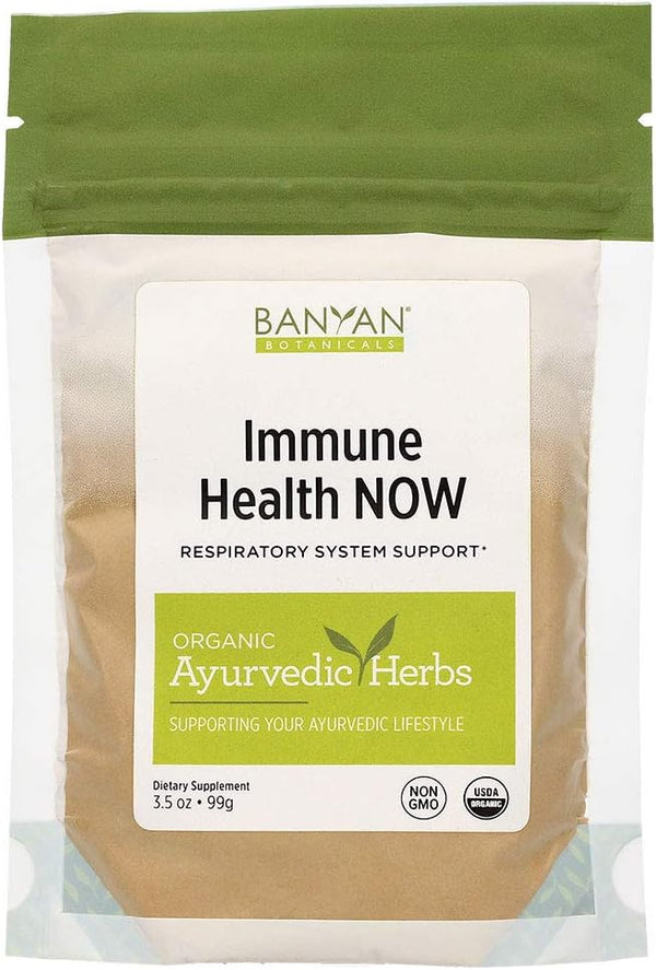 Banyan Botanicals Immune Health NOW – Organic Herbal Immune Booster Powder for Respiratory & Immune Support