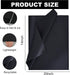 BEISHIDA 100 Sheets Black Tissue Paper,Black Wrapping Paper,Tissue Paper for Gift Bags,14"x20"Gift Wrap Tissue Paper Bulk for DIY Crafts Gift Wrapping Birthday Wedding Holiday,Tissue Paper Flowers