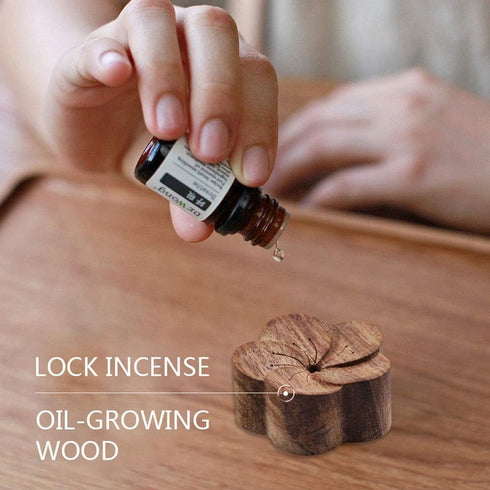 Risprsulen Woodiness Essential Oil Diffuser Fragrance Diffused Sleep Aid Aromatherapy, Flower Shaped Essential Oil