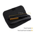 Professional 1/2" Ceramic Mini Flat Iron, Anti-Frizz, Fast Heating, Versatile Styling for Curly & Straight Hair, Black
