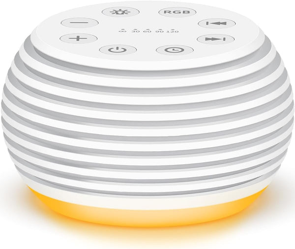 SleeZOO Portable Sound Machine White Noise Machine Sleep Machine with 30 Soothing Sounds