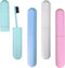 Hooqict 4 Pack Travel Toothbrush Case - Portable Toothbrush Holder for Traveling, Camping, Home, School