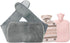 HZACHYX hot Water Bag, hot Water Bottle, Rubber Warm Water Bag with Soft Waist Cover, Used for Keeping the Neck