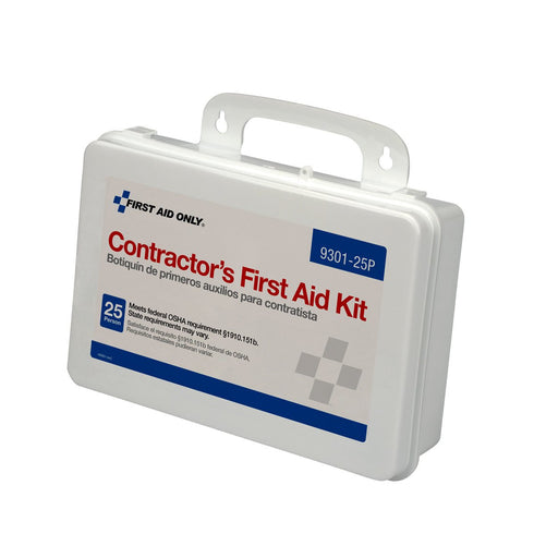 First Aid Only 9301-25P 25-Person Contractor's Emergency First Aid Kit for Home Renovation, 176 Pieces