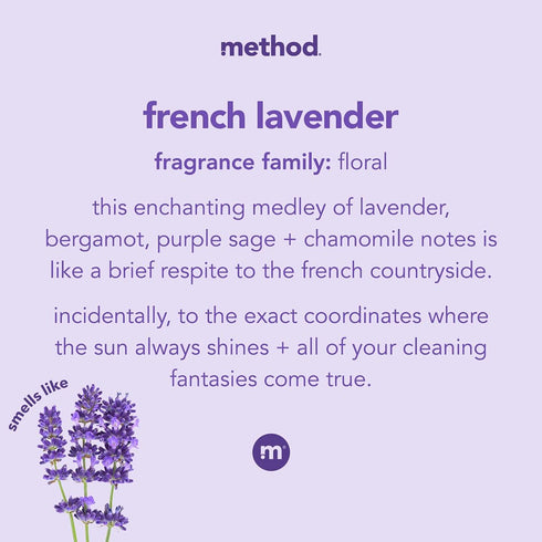 Method All-Purpose Cleaner Spray - French Lavender, Plant-Based Formula for Most Counters and Tiles (28 Fl Oz)