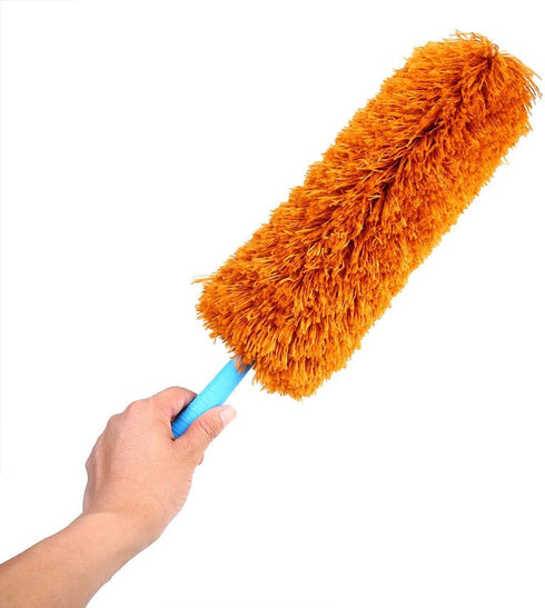 Washable Anti-Static Duster, Soft Microfiber Cleaning Tool for Home Furniture and Car (Dark Brown)