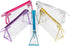 Hedume 10 Pcs Transparent Waterproof Cosmetic Bag, PVC Clear Makeup Organizing Bags with Zipper for Travel
