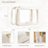 Rownyeon Clear Makeup Case - Toiletry Bag, Multipurpose Travel Makeup Train Case, Transparent Storage Bag