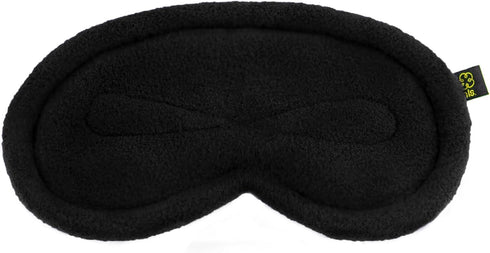 Dream Essentials Infinity Fleece Luxury 3D Sleep Mask, Midnight Black, New 2023 Larger Size