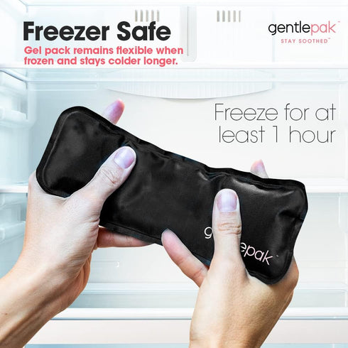 Gentlepak Reusable Perineal Ice & Heat Paks with Washable Sleeves for Postpartum, Pregnancy & Hemorrhoid Pain Relief, Multi Use Kids, Muscle, Vaginal Discomfort (2-Pack Tube)