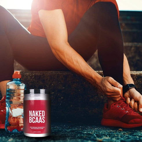 Naked BCAAs Amino Acids Powder - Pure 2:1:1 Formula, Vegan Unflavored, 500 Grams, 100 Servings