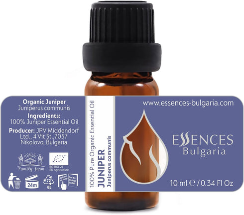 Set 100% (3pcs 10ml) Forest Magic - Organic Essential Oils - Scotch Pine + Juniper + Silver Fir - Pure and Natural